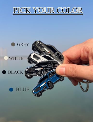 Image of Car Keychain Compatible with X5,Metal Key Chain,Fob Cover Cool Mods For X3 /X5 Key chain, Enamel Keychain