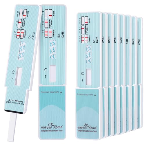 Easy@Home Single Drug Screen Test (Cannabinoids Urine Test) - THC Urine Drug Test Kit, THC Detox Testing Kits Cutoff Level 50ng/mL Individually Wrapped #EDTH-114 (200 Pack)