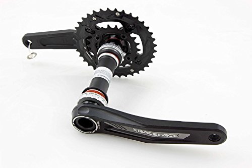 Race Face Turbine Fat Bike Crank Set 175mm with Team XC External Bearing 100mm Double 36T 22T Black