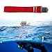 Menolana Scuba Weight Belt for Diving Snorkeling Weight Waistband Quick Release 1.5M Portable for Spear Fishing Weightlifting Training, red