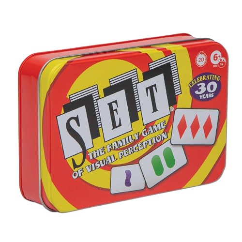 SET Card Games for Kids Collectors Tin Matching Game Learning Games 6+