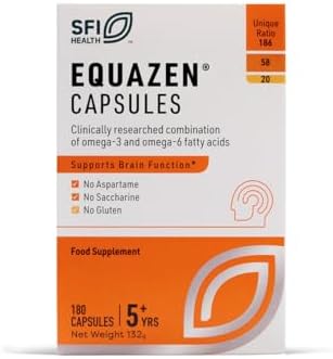 Equazen® Omega 3 & 6 Capsules, Brain & Cognitive Support, DHA, EP...