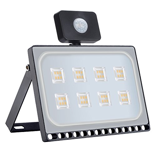 Luces de inundación LED para exteriores, 10 W, 20 W, 30 W, 50 W, 100 W, impermeable, IP65, luz de seguridad blanca cálida para garaje, jardín, aparcamiento, obra, paisaje residencial, carretera,