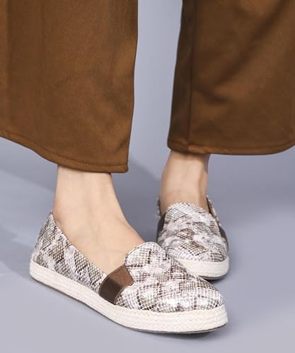 Image of JM LOOKS Women Textured Slip On Loafers with Platform Sole Construction