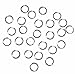 Rockin Beads Brand, 400 Jump Rings, Silver-Plated Brass, 8mm Round, 18 Gauge. 6mm Inside Jewelry Connectors Chain Links Sold Per Pkg of 400