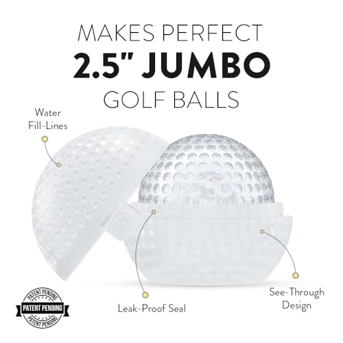 Molde de hielo de silicona golf 2 unidades miniatura 3