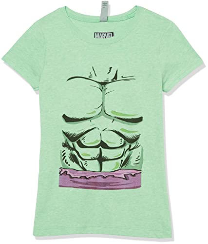 T-shirt Hulk Marvel confortable qui résiste aux jeux des petites filles
