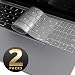 MacBook Air 13 Inch Keyboard Cover [2-Pack], i-Blason Clear Ultra Slim Silicone Keyboard Skin Protector for Apple MacBook Air 13 Inch 2018 Release A1932 with Retina Display and Touch ID