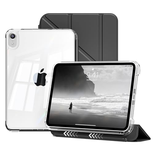KenKe iPad mini7 �P�[�X (A17 Pro) iPad mini ��7/6���� �P�[�X �����o�b�N�J�o�[ | ������/�c�����f�B�X�v���C ���O���\�ȎO�p�`�̑��@�\�X�^���h TPU �x�[�� PC �o�b�N�J�o�[ �ϏՌ����ƑϏ��� �����E�F�C
