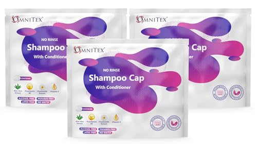 No Rinse Waterless Shampoo Caps - Triple Pack - With conditioner and Vitamins