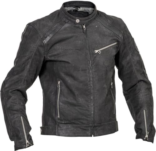 Image of Halvarssons Sandtorp Motorcycle Leather Jacket, black, 56