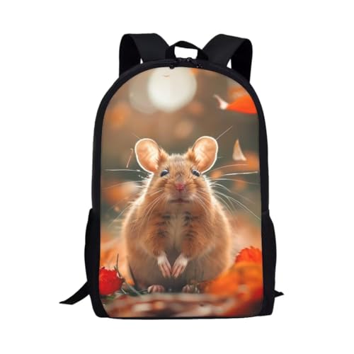 Beauty Collector Kids Rat Backpack Cute Schoolbag for Kids Girls Boys Back to School