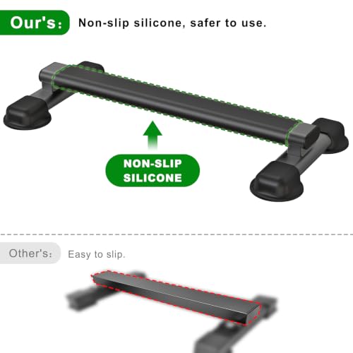 Image of Steel Calf Raise Bar, Calf Raise Block with Anti Slip Platform