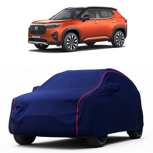 Image of Heavy-Duty Car Cover for Compatible with Honda Elevate (2023 to 2025 All Models) Deluxe Car Protection Cover - Waterproof & UV-Resistant All-Season Exterior Protection