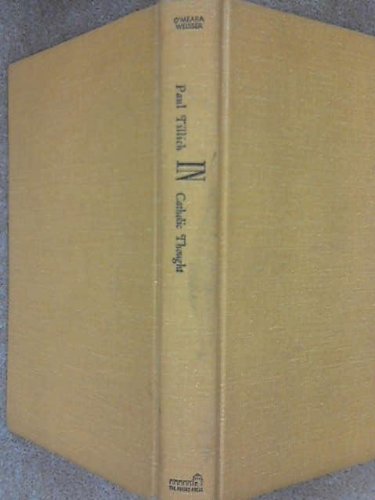 Paul Tillich In Catholic Thought B0010VSMO4 Book Cover
