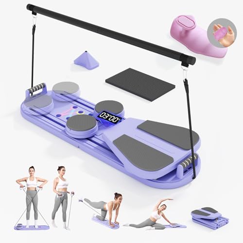 Pilates Board Reformer Premium 15-in-1 Upgraded Foldable