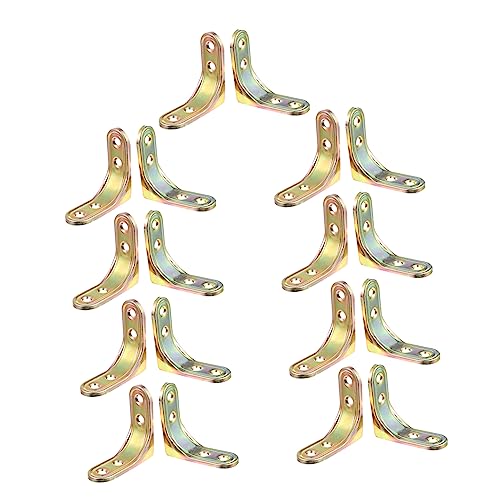 NAMOARLY Small Brackets 20 Pcs Fixed Connector l Bracket for Wall Shelf Fastener