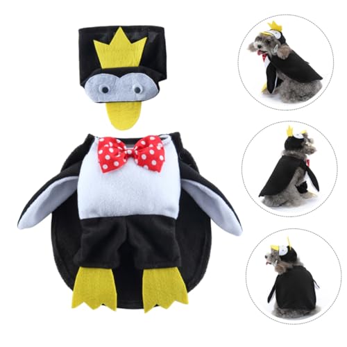 Disfraz de Capa para Perro Tema Pingüino Talla L miniatura 7