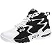 LMMZ Zapatos de Baloncesto de los Hombres, Cojín de Alta Baloncesto Superior Formadores Aire Zapatillas de Deporte Corrientes de Moda absorción de Choque Baloncesto Botas,Negro,44