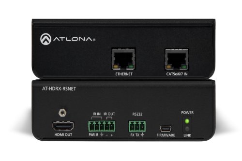 Image of Atlona AT-HDRX-RSNET AV receiver Black AV extender