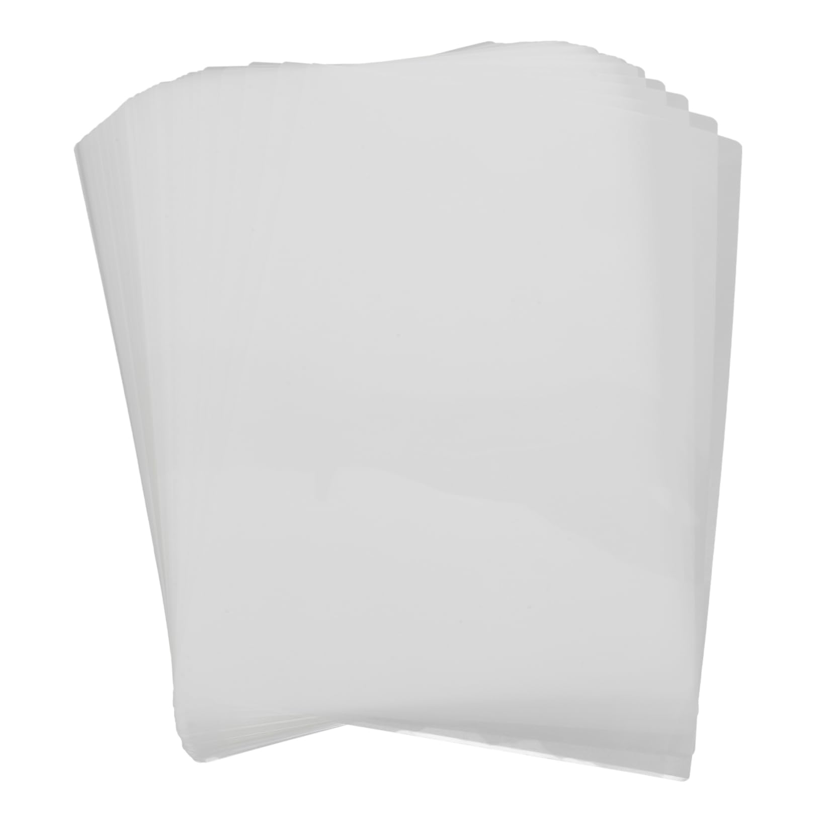 Feuilles de Plastification Thermique Transparentes 100 Pièces Plastique
