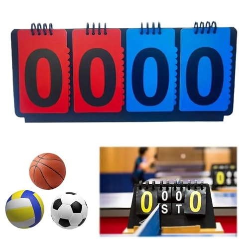Marcador manual portátil para mesa para baloncesto 2 piezas miniatura 3