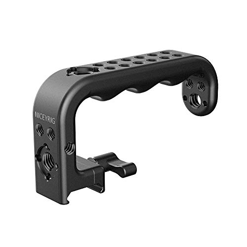NICEYRIG Quick Release NATO Handle Grip, Ergonomic DSLR Camera Top Handgrip Applicable for Red DSMC2 Kinefinity Cinema Camera - 393