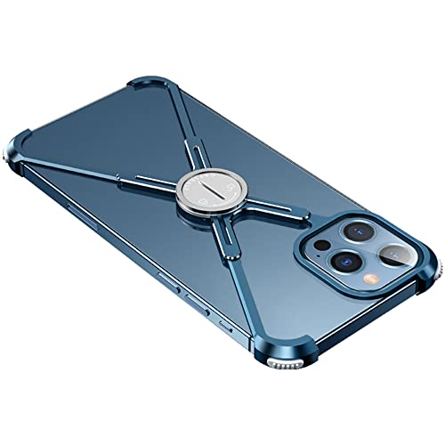 Simptech Kreative Handyhülle für iPhone 13 Pro Max hülle Aluminiumlegierung Stoßfeste Schutzhülle für iPhone 13 Pro Max 6,7 Zoll Cover