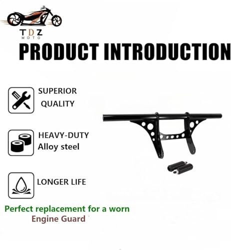 Image of 1-1 /4 inch Front Engine Guard Crash Bar Highway Peg for Harley 2004-2022 Sportster 883 XL883 1200 Iron 883 Seventy-Two Forty-Eight XL50 XR1200 XR1200X
