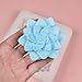 DD-life 2 Pcs 4 Cavity Succulent Plants Flower Silicone Molds,4 Cavities Flower Silicone Soap Molds for Handmade Soap Bath Bombs Candle Cake Decorating Candy Pudding Mousse Birthday Party Moulds