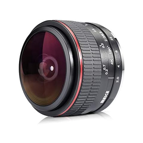 Lente Ojo de Pez Meike 6.5 mm/F 2.0 MK para Sony E Mount Cover