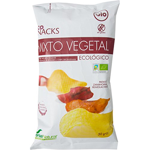 patatas chips mixto vegetal soria natural 30 gr