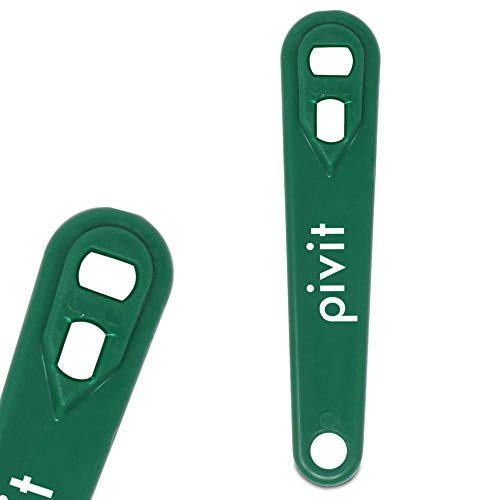 Pivit Oxygen Key/Oxygen Cylinder Wrench for Tank Valve | Made of Tough Stress-Resistant Plastic | Easy to Use O2 Key Works with Wide Range of Cylinders | Sleek Design Makes Turning Smooth As Butter