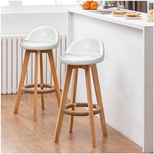 Tabouret de bar en bois élégant pour le petit-déjeuner