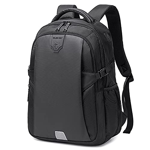 WALKENT Camo Laptop Bag - Multifunction & Two Side Bottle Pocket, Waterproof - Ideal for School, College Boys Girls (Golden Wolf)