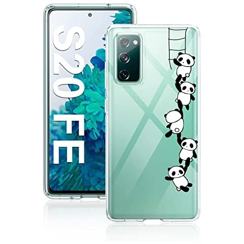 Croazhi S20 FE 5G Phone Case Compatible with Samsung Galaxy S20 FE Case Silicone Transparent Flower Pattern Galaxy S20 Fan Edition/S20 Lite Protective Case Thin 360 Degree Bumper Shockproof Cover