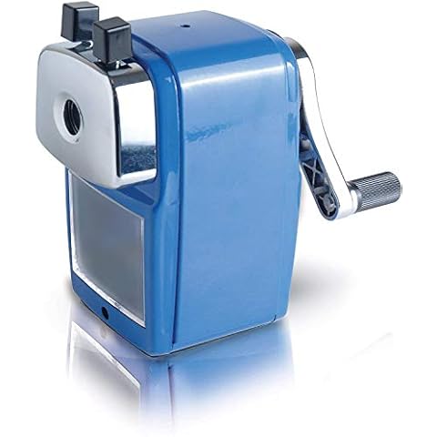 Helix Blue Metal Desktop Pencil Sharpener Cover