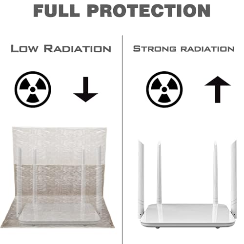 Image of WiFi Router Cover Faraday Box WiFi Cover E m f Protection E M f Faraday Cage for Router Smart Meter Cover 13.8IN 15.7IN