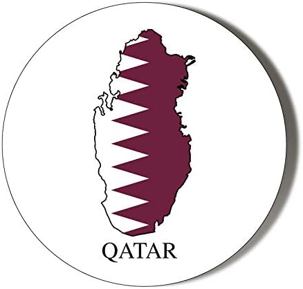 Qatar Flag Map Mesa Mall 58mm Mirror Held Hand