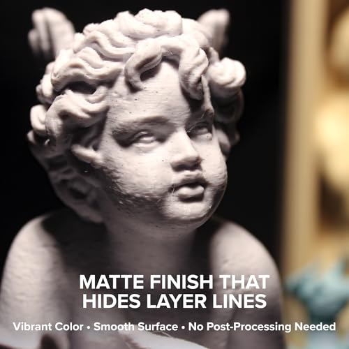 Image of Polymaker Panchroma Marble PLA Filament, Marble White 1.75mm 1kg 3D Printing Filament, 3D Printer PLA Filament, Fit Most FDM 3D Printers, 1kg Spool (2.2lbs)