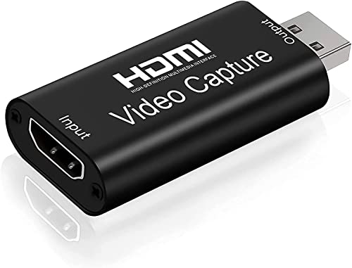 Image of FORIDA 4K HDMI Video Capture Card, HDMI to USB 2.0 Capture Card, 1080P@30FPS Video & Audio Capture Adapter for Live Streaming, Gaming, Video Recording, DSLR Camera, Camcorder, PS5, PS4, Xbox, Switch