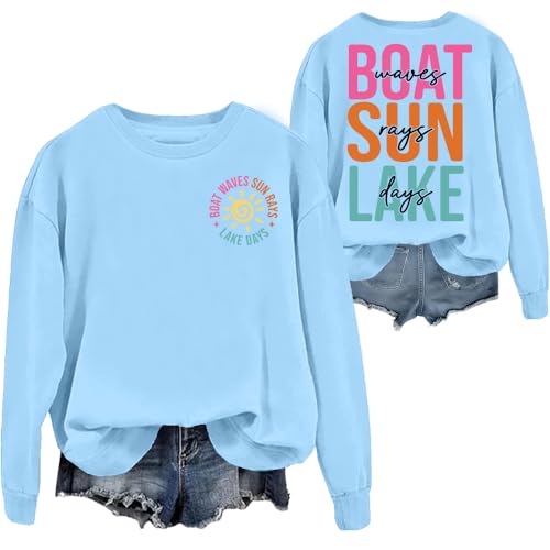 Boat Waves Sun Rays Lake Days Sweatshirt Boat Waves Sun Rays Lake Days Shirt2