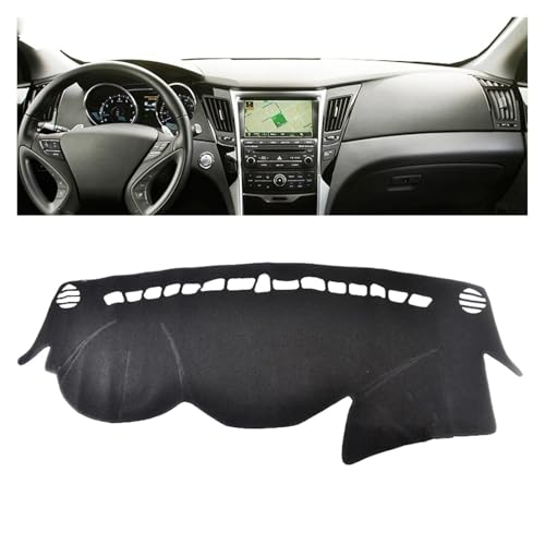 Tapis tableau de bord anti-dérapant pour Hyundai Sonata 2010-2014 protecteur