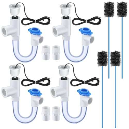 Image of Feekoon 4 Pack 3 /4 inch Condensate Trap with Built in Overflow Switch, White