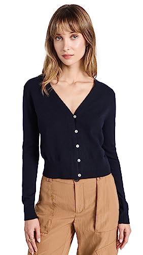Vince Women's Loop Trim Cardigan, Coastal, Large