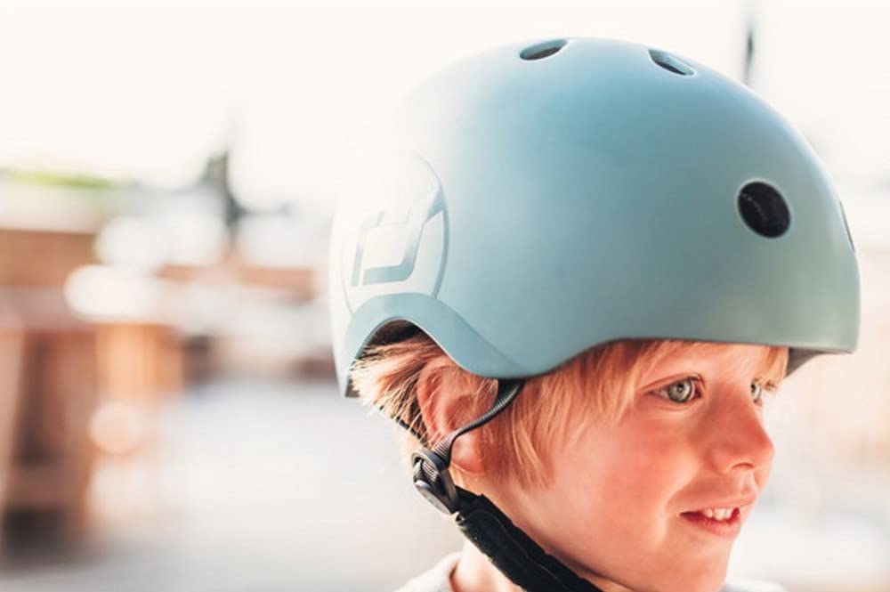 Scooter e Ride Helm XS Groen con Lijntjes