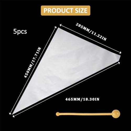 Mörtelbeutel, Fugenfüller-Beutel, 5 Stück Profi Fugenbeutel, Fugenfüller Beutel, Mörtelbeutel, Zement Siegelbeutel, Strapazierfähiger, Spritztüllen, Wiederverwendbar, Für Abdichten und Fugen