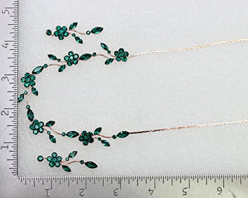 Image of Faship Gorgeous Rhinestone Crystal Floral Necklace Earrings Set