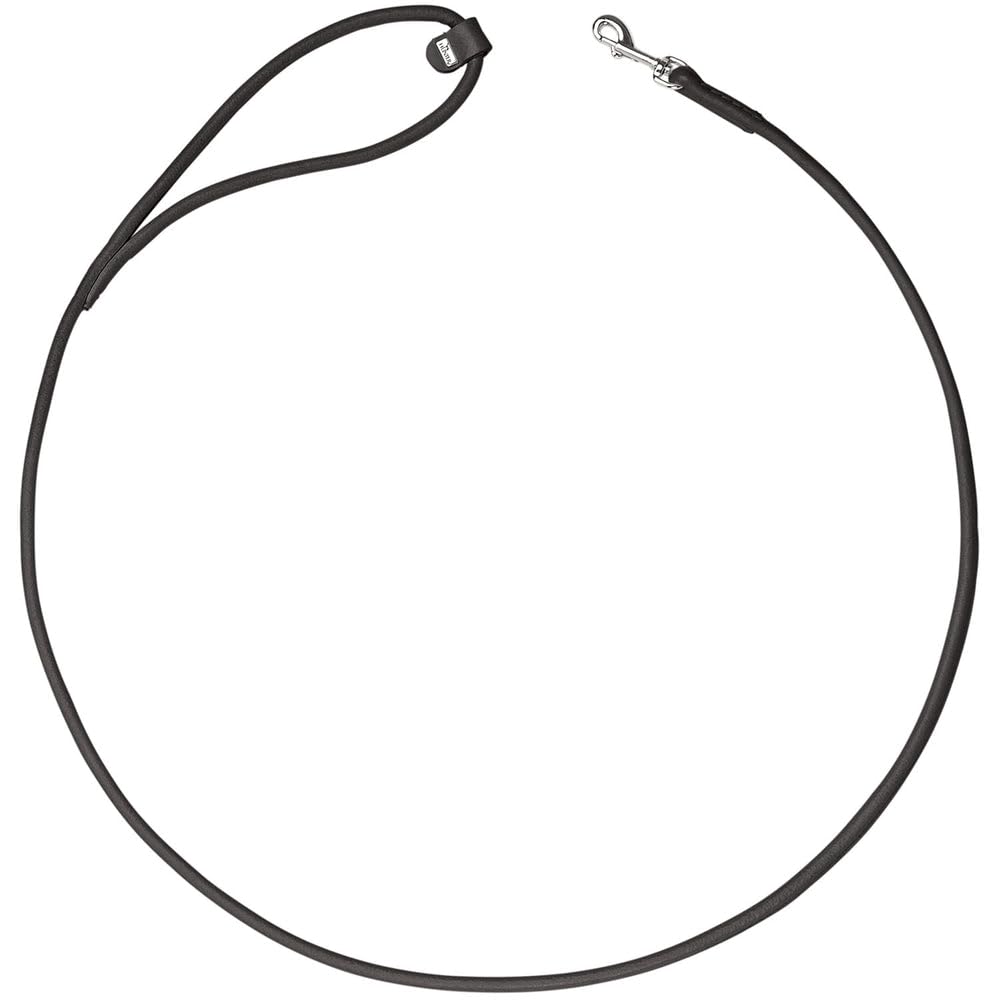 Hunter SOHO Round Mini Dog Lead with Hand Strap, Soft & Supple, Lightweight and Robust, for Small Dogs and Puppies, Made in Germany, Size: 6/140 cm