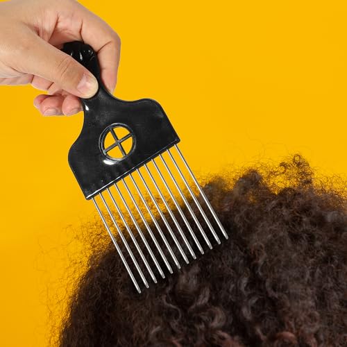 Peine Afro de Metal para Cabello Rizado 22.1x7.1 cm miniatura 3